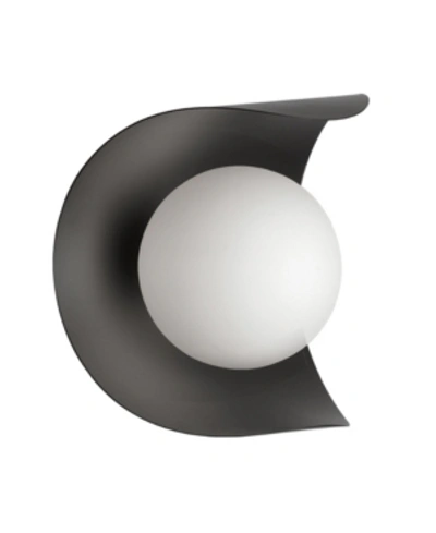 Dainolite 1 Light Incandescent Wall Sconce In Black