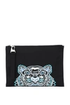 KENZO KENZO DOCUMENT HOLDER CLUTCH TIGER