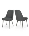 NOBLE HOUSE ALNOOR DINING CHAIRS, SET OF 2