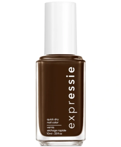 Essie Expr Quick Dry Nail Color In Take The Espresso