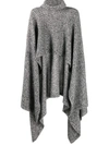JOSEPH KNITTED CASHMERE PONCHO