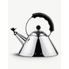 ALESSI ALESSI BLACK KETTLE WITH BIRD-SHAPED WHISTLE,67650255