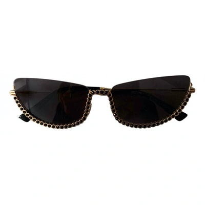 Pre-owned Moschino Black Metal Sunglasses