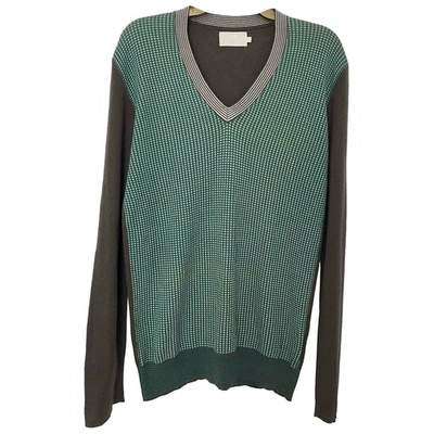 Pre-owned Burberry Green Cotton Knitwear & Sweatshirts