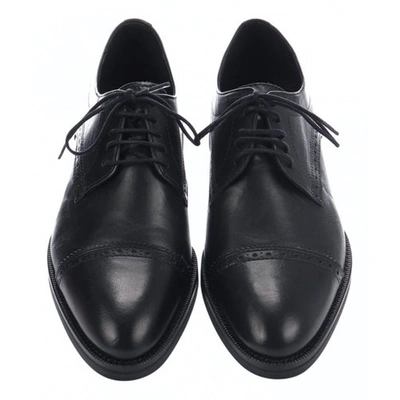 Pre-owned The Kooples Black Leather Lace Ups