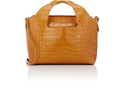 The Row Alligator Two For One 12 Shoulder Bag & Pouch