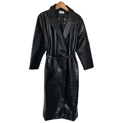 Pre-owned Totême Black Cotton Trench Coat