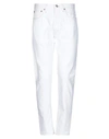 Haikure Fitted Buttoned Jeans In White