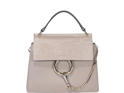 Chloé Faye Mini Bag In Grey