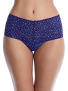 Hanky Panky Cross Dyed Leopard Retro Thong In Night Sky