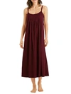 Hanro Juliet Knit Gown In Berry Red