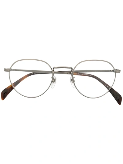 Eyewear By David Beckham Full-rim Square-frame Glasses In Silver