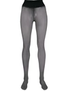 Wolford Individual 10 Tights In Blue