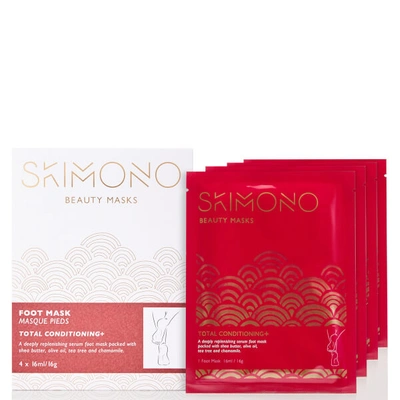 Skimono Beauty Foot Mask For Total Conditioning 4 X 16ml (worth $53)