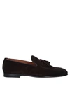 DOUCAL'S DOUCAL'S MAN LOAFERS DARK BROWN SIZE 7 SOFT LEATHER,11644288WO 5