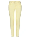 Liu •jo Casual Pants In Light Yellow