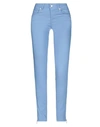 Liu •jo Casual Pants In Pastel Blue