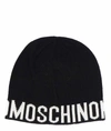 MOSCHINO MOSCHINO WOMEN'S BLACK HAT,65233M2354016 UNI