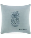 TOMMY BAHAMA HOME RAW COAST 22" SQUARE PINEAPPLE DECORATIVE PILLOW BEDDING