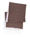 Simply Natural Women's Alpaca-wool Double Face Reversible Scarf In Brown