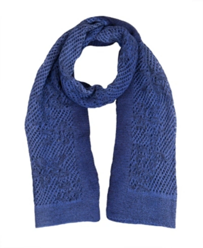 Simply Natural Women's Alpaca-wool Shani Scarf In Blue