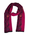 Simply Natural Women's Embroidered Alpaca-wool Anastasia Scarf In Red