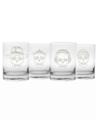 Rolf Glass Numbskulls Double Old Fashioned 14oz - Set Of 4 Glasses In No Color