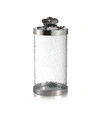 Michael Aram Black Orchid Medium Canister In Silver