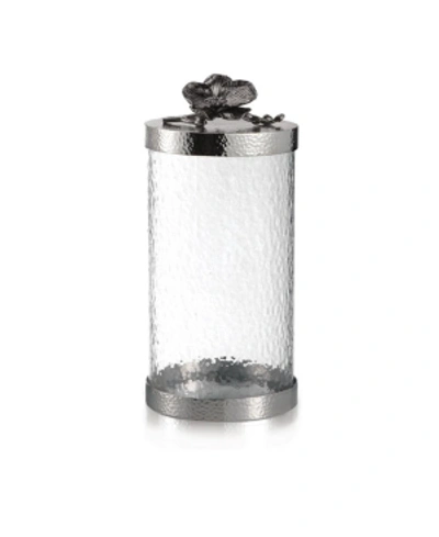 Michael Aram Black Orchid Medium Canister In Silver