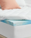 SEALY 4" SEALYCHILL GEL + COMFORT MATTRESS TOPPER WITH PILLOWTOP COVER, CALIFORNIA KING