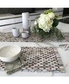 HIP-O MODERN LIVING WHITE WASH PLACEMATS, SET OF 2