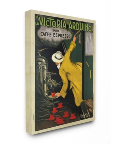 Stupell Industries Home Decor Collection La Victoria Arduino Cafe Espresso Vintage-like Inspired Poster Canvas Wall Art In Multi