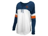 5TH & OCEAN CHICAGO BEARS WOMEN'S LACE UP LONG SLEEVE T-SHIRT