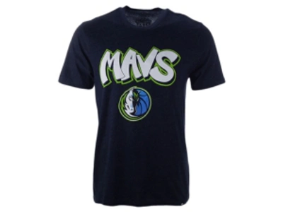 47 Brand Dallas Mavericks Men's City Pregame Super Rival T-shirt In Navy