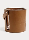 POLO RALPH LAUREN CANTWELL LEATHER ICE BUCKET,0037991726