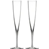 Waterford Elegance Set Of 2 Fine Crystal Champagne Flutes