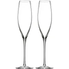 Waterford Elegance Set Of 2 Fine Crystal Champagne Flutes