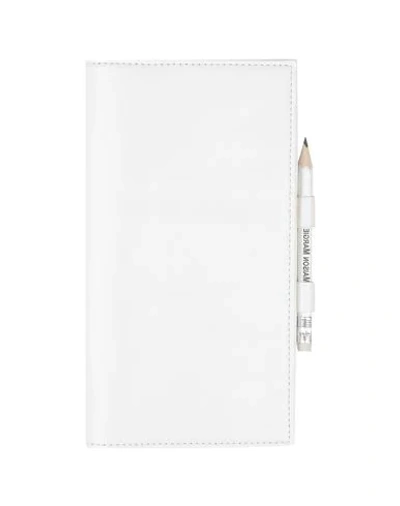 Mm6 Maison Margiela Wallets In White