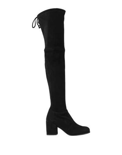 STUART WEITZMAN STUART WEITZMAN WOMAN BOOT BLACK SIZE 7.5 LEATHER