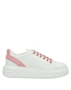 Ferragamo Gancini Lace-up Sneakers In White