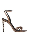 Giuseppe Zanotti Sandals In Bronze