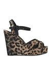 Dolce & Gabbana Sandals In Sand
