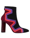 Pierre Hardy Ankle Boots In Garnet