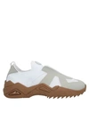 Maison Margiela Slip-on Future In White Fabric In Grey