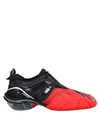 Balenciaga Men's Tyrex Mesh And Rubber Mid-top Trainers In Red