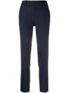 ALBERTO BIANI PINSTRIPE CROPPED TROUSERS