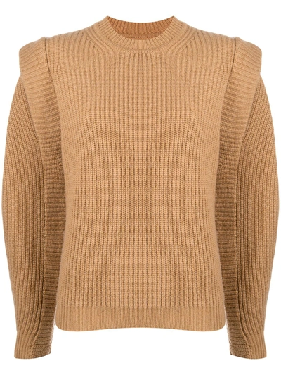 Isabel Marant Cashmere Sweater In Marrone Chiaro