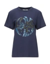 ALBERTA FERRETTI ALBERTA FERRETTI WOMAN T-SHIRT MIDNIGHT BLUE SIZE S ORGANIC COTTON,12504052HT 5