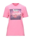 Rabanne Short Sleeve Las Vegas T-shirt In Pink
