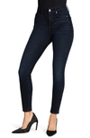 Good American Good Legs Skinny High Rise Organic-cotton Stretch-denim Jeans In Blue